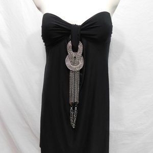 Black Dress with Accent